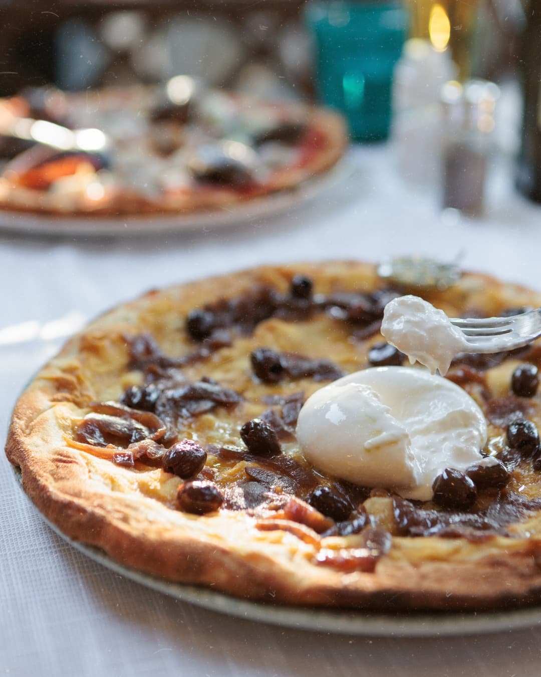 Pizza burrata